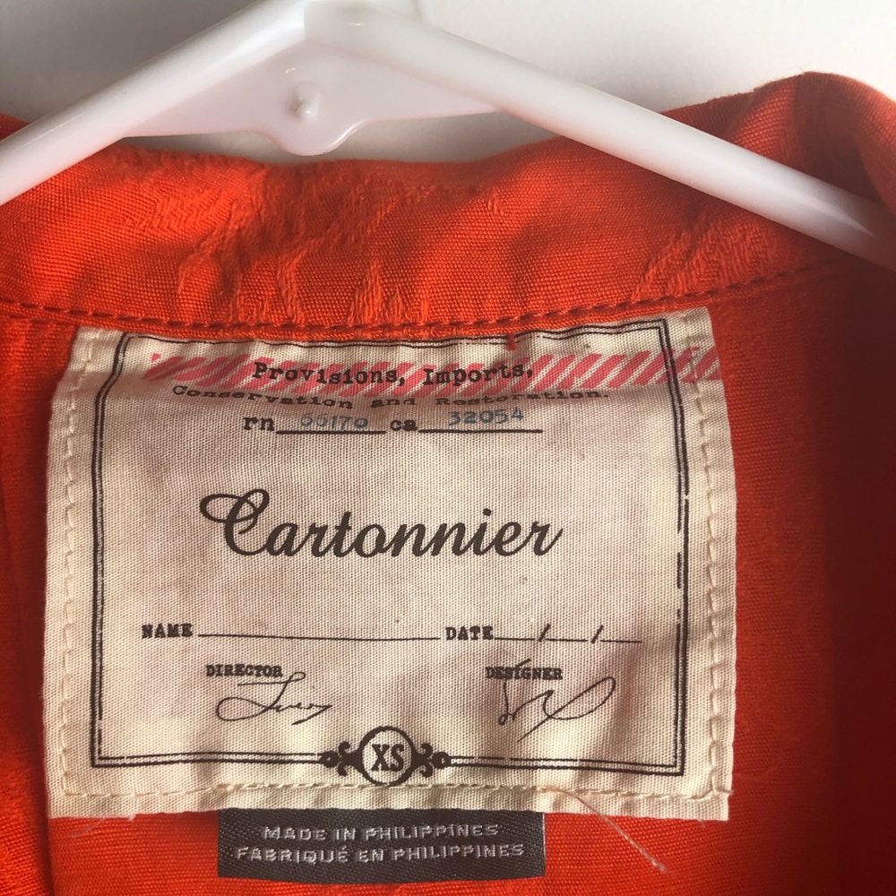 Orange Bomber Jacket - image 7